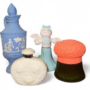 Vintage Avon Cologne Bottle Collection – Lot of 4